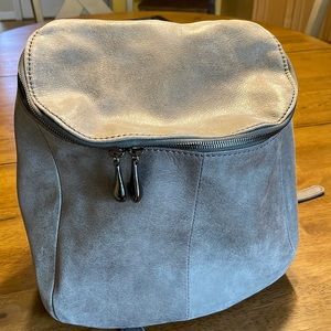 Hobo River leather backpack, Titanium